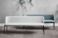 Sofa / ławka 3-osobowa FRANK czarne nogi BOLIA 