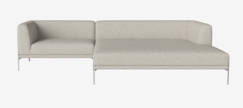 Sofa modułowa 12 CAISA nogi stal szczotkowana BOLIA 