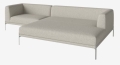 Sofa modułowa 12 CAISA nogi stal szczotkowana BOLIA 