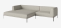 Sofa modułowa 11 CAISA nogi szara stal BOLIA 