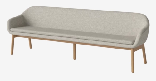 Sofa / ławka 4-osobowa DINE dąb naturalny BOLIA 
