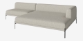 Sofa modułowa 14 CAISA nogi czarna stal BOLIA 