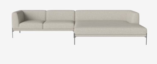 Sofa modułowa 16 CAISA nogi szara stal BOLIA 