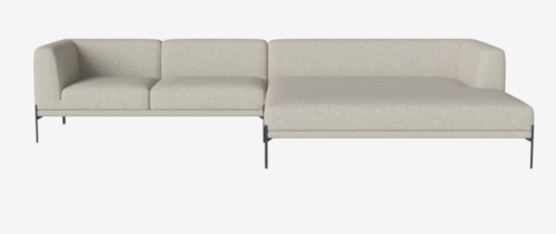Sofa modułowa 16 CAISA nogi czarna stal BOLIA  
