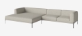 Sofa  modułowa 15 CAISA nogi szara stal BOLIA 