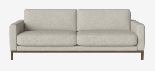 Sofa  3-osobowa NORTH dąb ciemny olejowany BOLIA  