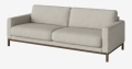 Sofa  3-osobowa NORTH dąb ciemny olejowany BOLIA  