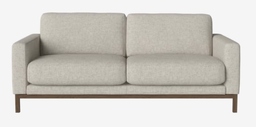 Sofa  2-osobowa NORTH dąb ciemny olejowany BOLIA 