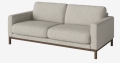 Sofa  2-osobowa NORTH dąb ciemny olejowany BOLIA 