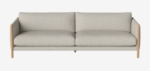 Sofa  3 osobowa HAYDEN dąb naturalny olejowany BOLIA  