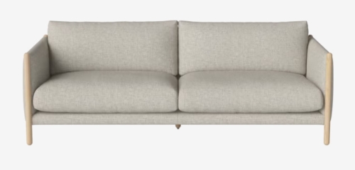 Sofa   2,5 osobowa HAYDEN dąb bielony olejowany BOLIA   