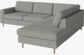 Sofa narożna 4-osobowa otwarta SCANDINAVIA prawa BOLIA  różne warianty