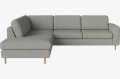 Sofa narożna 4-osobowa otwarta SCANDINAVIA lewa BOLIA  różne warianty 
