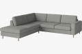 Sofa narożna 4-osobowa otwarta SCANDINAVIA lewa BOLIA  różne warianty 
