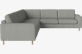 Sofa  narożna 6-osobowa 2 SCANDINAVIA prawa BOLIA  różne warianty 