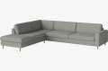 Sofa  narożna 6-osobowa otwarta SCANDINAVIA lewa BOLIA  różne warianty   