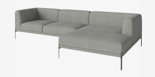 Sofa  modułowa 7 CAISA nogi szara stal BOLIA 