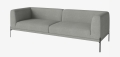 Sofa modułowa 9 CAISA nogi szara stal BOLIA    