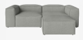 Sofa modułowa z pufem 2 COSIMA 240 BOLIA 