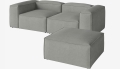 Sofa modułowa z pufem 2 COSIMA 240 BOLIA 