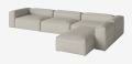 Sofa modułowa otwarta COSIMA 420 x 270 prawa BOLIA  