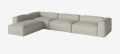 Sofa modułowa otwarta COSIMA 420 x 270 lewa BOLIA 