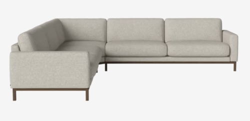 Sofa 7-osobowa narożna NORTH dąb ciemny olejowany BOLIA 