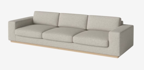Sofa 4-osobowa SEPIA podstawa dąb bielony olejowany BOLIA 