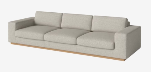 Sofa 4-osobowa SEPIA podstawa dąb naturalny olejowany BOLIA 