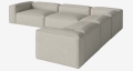 Sofa modułowa otwarta COSIMA 370 x 330 prawa BOLIA  