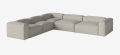 Sofa modułowa otwarta COSIMA 370 x 330 lewa BOLIA 
