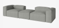 Sofa modułowa z pufem 7 COSIMA 312 cm BOLIA  