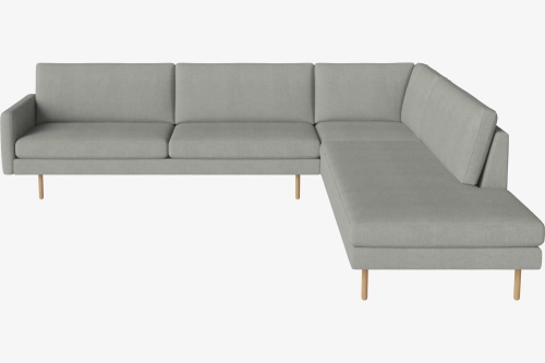 Sofa 6-osobowa narożna SCANDINAVIA REMIX otwarta prawa BOLIA 