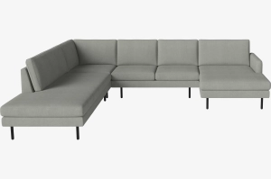 Sofa 5-osobowa narożna SCANDINAVIA REMIX prawy szezlong BOLIA 