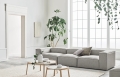 Sofa  modułowa z pufem 5 COSIMA 240 cm BOLIA 