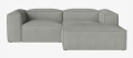Sofa  modułowa z pufem 5 COSIMA 240 cm BOLIA 