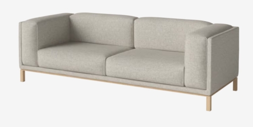 Sofa modułowa 3-osobowa COSY dąb bielony olejowany BOLIA