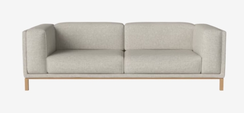 Sofa modułowa 3-osobowa COSY dąb naturalny olejowany BOLIA 
