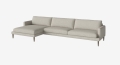 Sofa 4,5-osobowa z szezlongiem lewa VENEDA SLIM BOLIA 