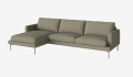 Sofa 3,5-osobowa z szezlongiem lewa VENEDA SLIM BOLIA  