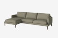 Sofa 3,5-osobowa z szezlongiem lewa VENEDA SLIM BOLIA  