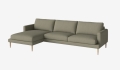 Sofa 3,5-osobowa z szezlongiem lewa VENEDA SLIM BOLIA  