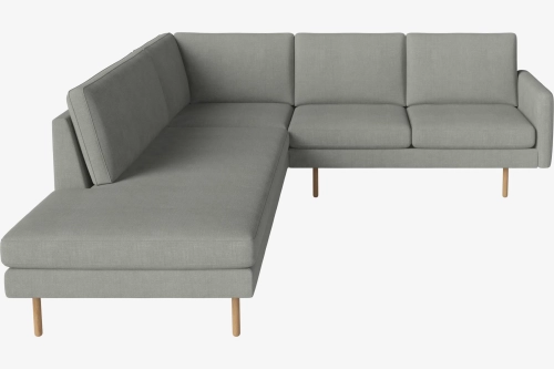 Sofa 4-osobowa narożna SCANDINAVIA REMIX otwarta lewa BOLIA 