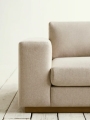 Sofa 6-osobowa narożnikowa 2 SEPIA podstawa czarna BOLIA  