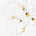Lampa Munari X10 Gold złożona DCW Editions 