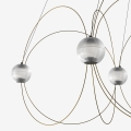 Lampa Munari X8 Gold złożona DCW Editions 