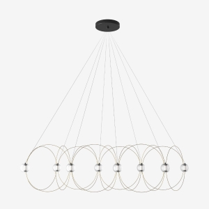 Lampa Munari X8 Gold złożona DCW Editions 