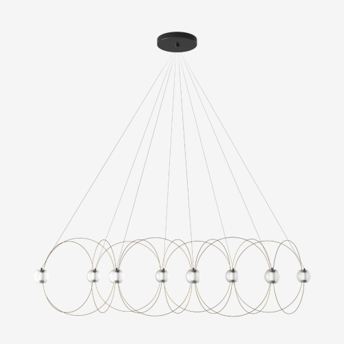 Lampa Munari X8 Gold złożona DCW Editions 