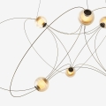 Lampa Munari X6 Gold złożona DCW Editions  