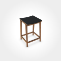 Taboret barowy tapicerowany STOCKHOLM, dąb TON 